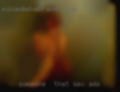 Someone sex ads  that  has their own.